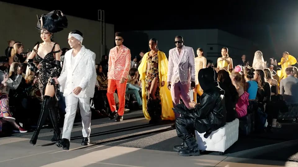 Fashion designer featured in Haute Shots coverage